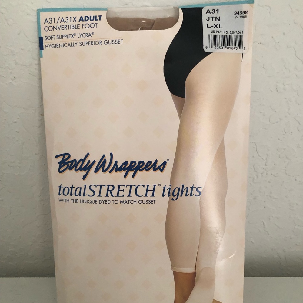 Body Wrappers Total Stretch Convertible Foot Tights